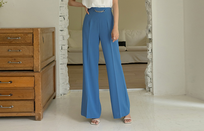 Chain Point Soft wide fit Slacks