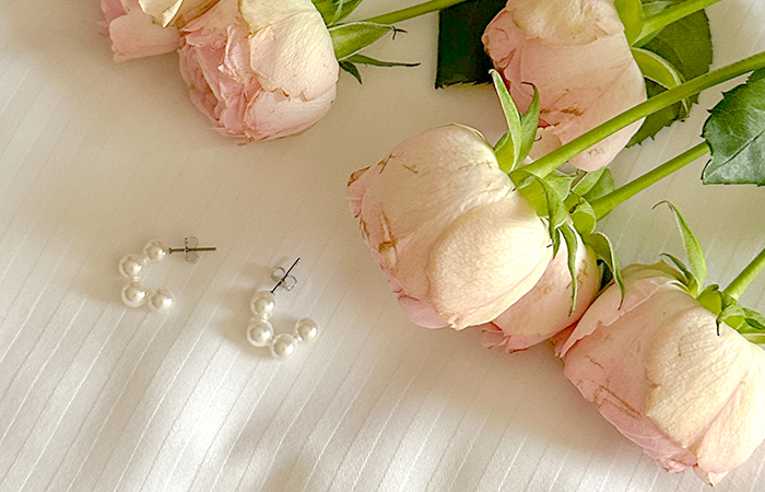 Romantic Pearl Ring Earring