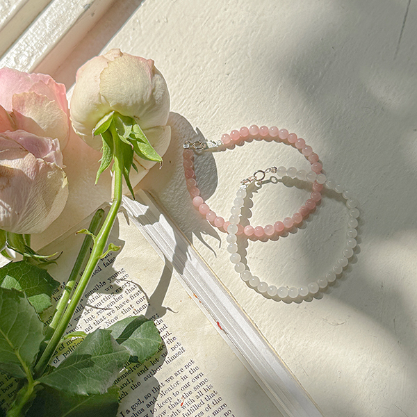 Pure Color Precious Stone Beads bracelet