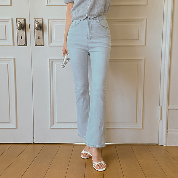 Cool Banding Boot-Cut Denim-Pants