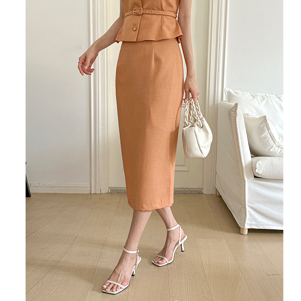 Chloe Romantic H-line Set-up Skirt