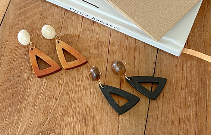 Summer Triangle Drop Earring