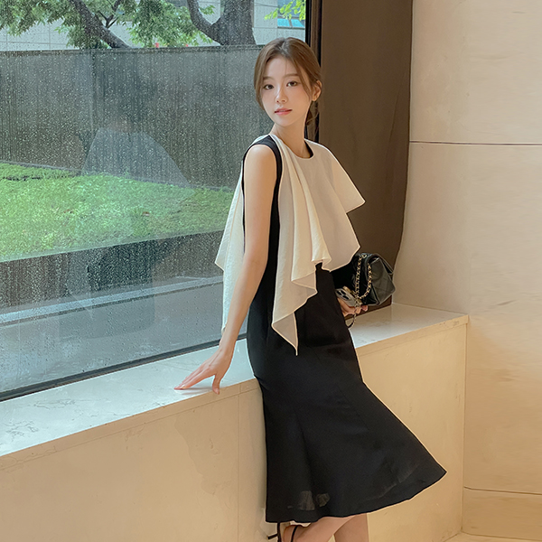 Aria Frill Sleeveless shirts Dress