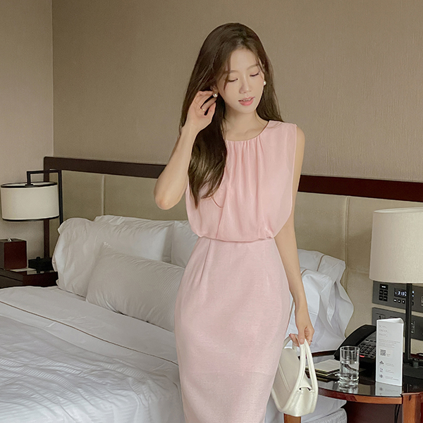 쉐리 Chiffon Belt (Set) Dress