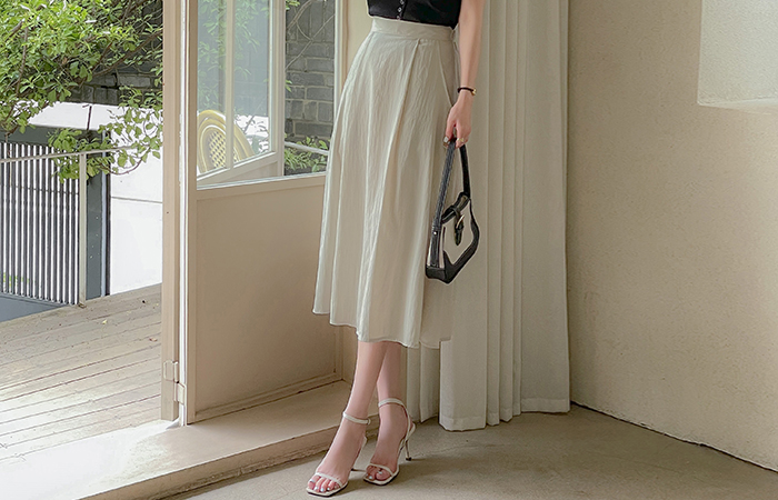 Soft Pocket Banding Skirt