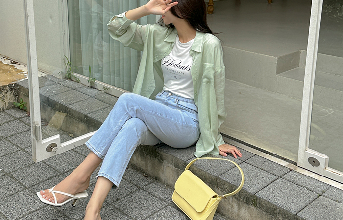 썬 스크린 Soft Summer Tencel Shirt