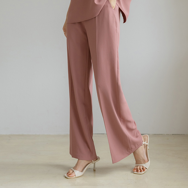 Soft Wide Fit Back Banding Slacks