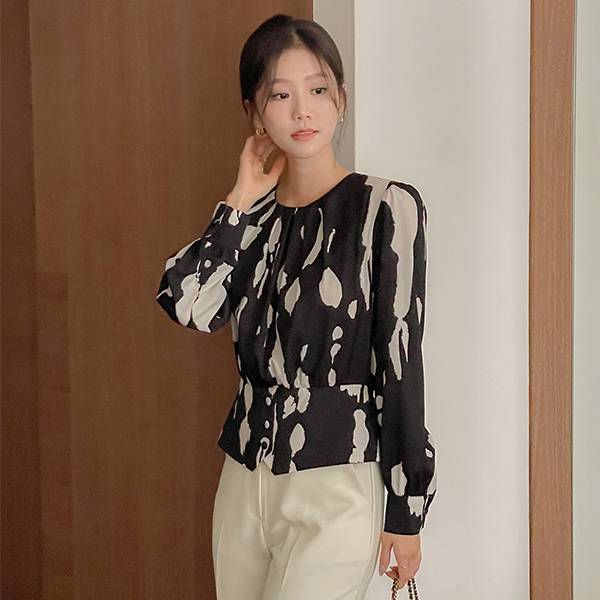 Julia Mood Printing Blouse
