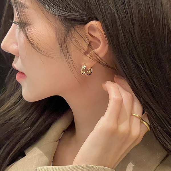 Luxury 디어 Ring Earring