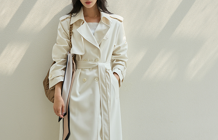 Essential Classic Fit Trench Coat