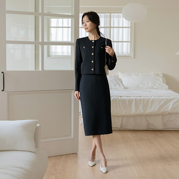 릴리브 H-line Slit Set-up Skirt