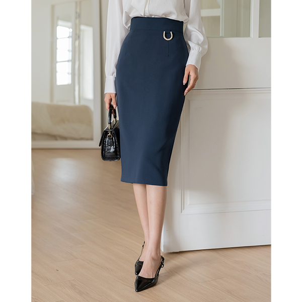 D-ring Pearl H-line Skirt