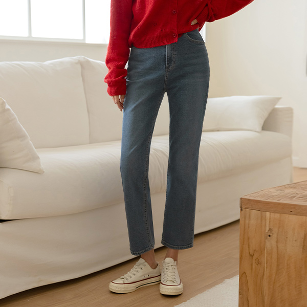 데이비 Slim Fit Denim Pants