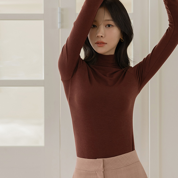 에이트 Color Soft Turtleneck
