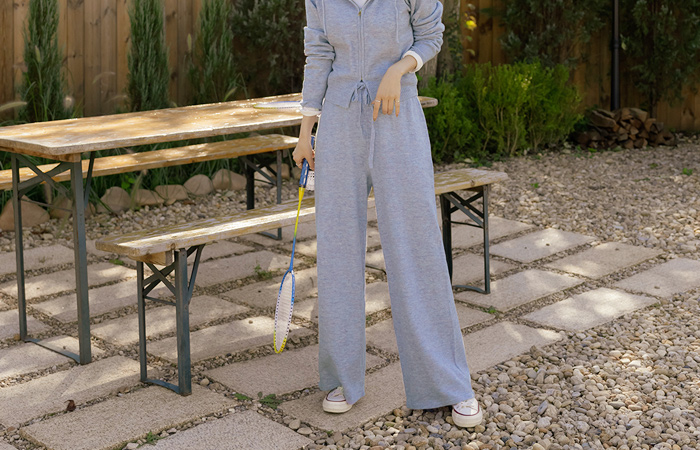 ODE Cashmere Knit Wide Pants