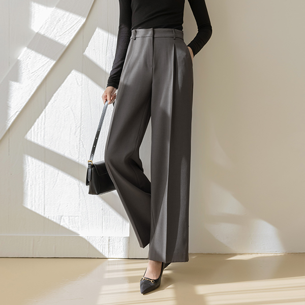 Chic Cover wide fit Set-up Slacks