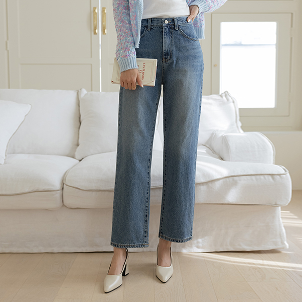 T Semi- wide fit Autumn Denim Pants