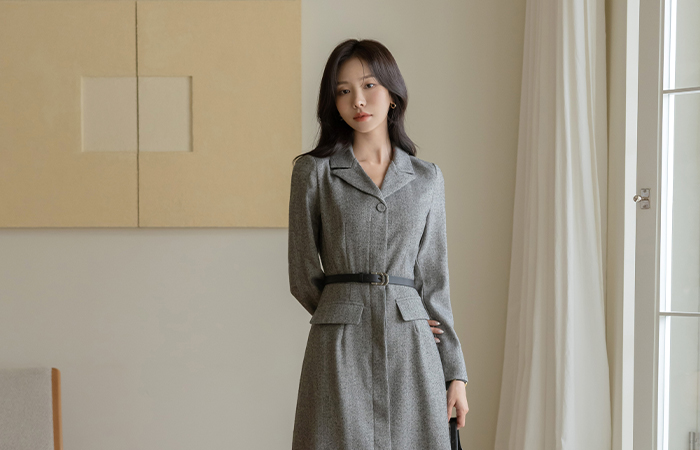 Herringbone Belt (Set) Dress