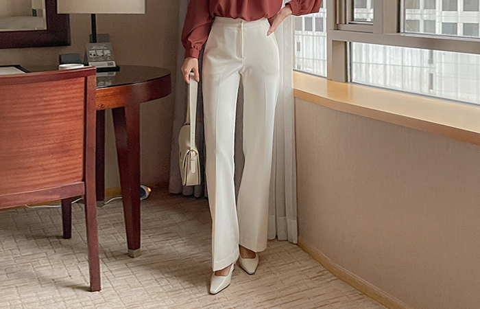 Daisy Semi- Boot-Cut Slacks