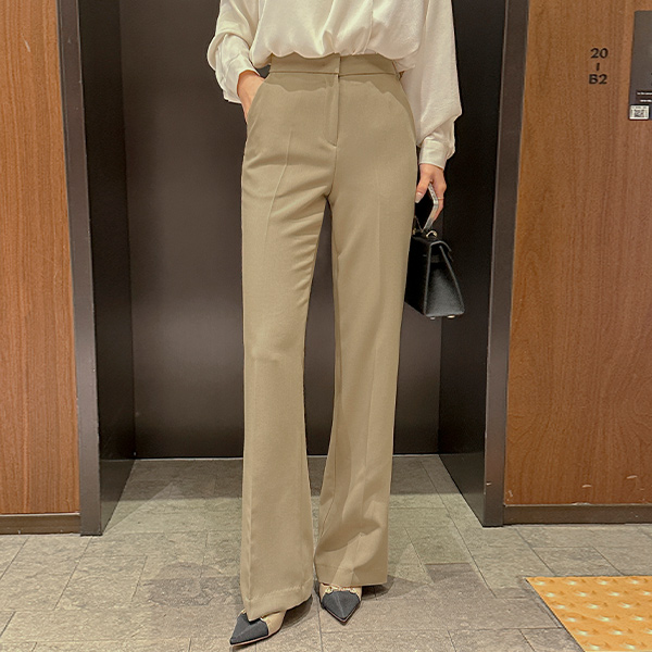 르미엘 Boot-Cut Set-up Slacks