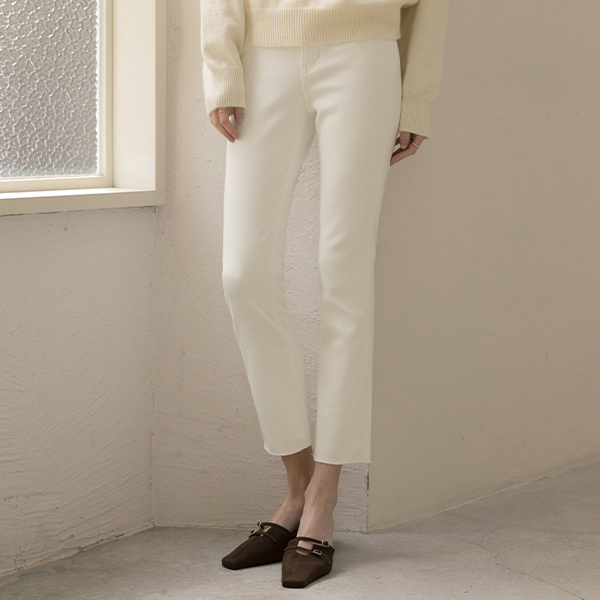 Soft Mink Lining Slim Fit Span Pants