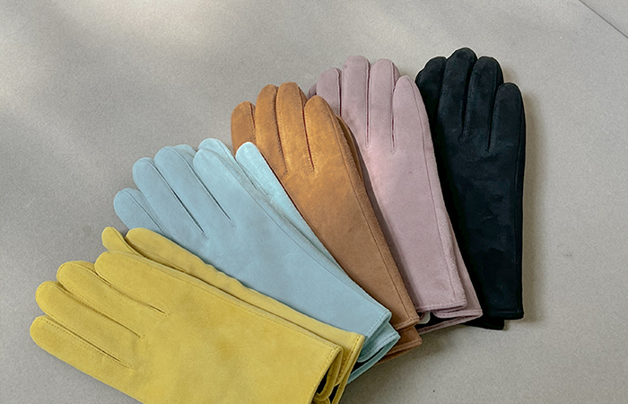 램스킨 Suede Fur Lining Gloves