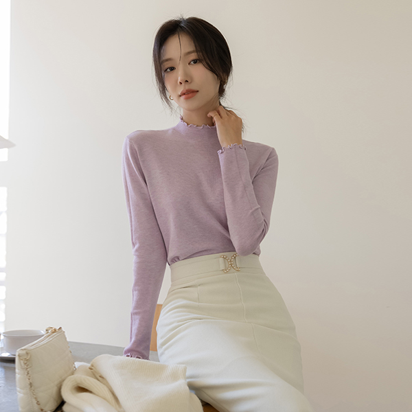 날라리 Colorful Turtleneck Knit