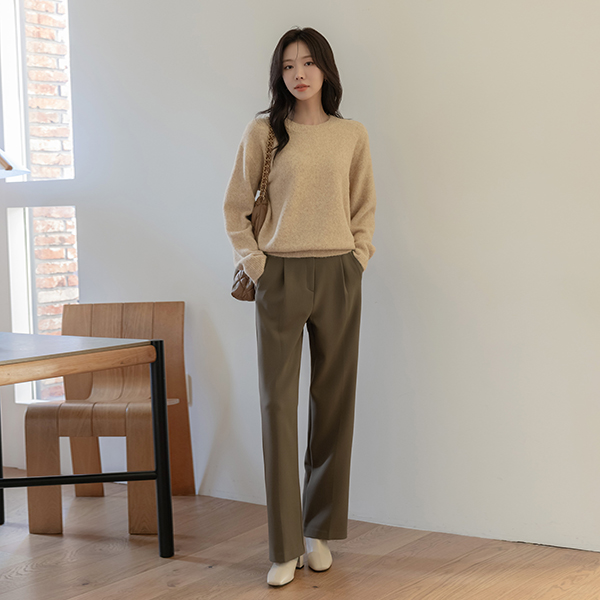 산타즈 Slim Fit Fleece Slacks