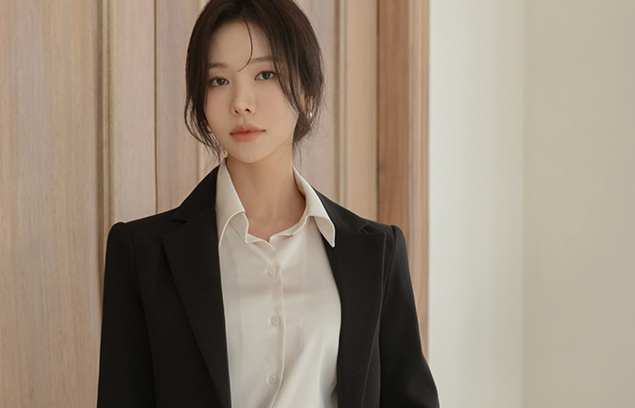 케이 Thick Slim Line Set-up Jacket