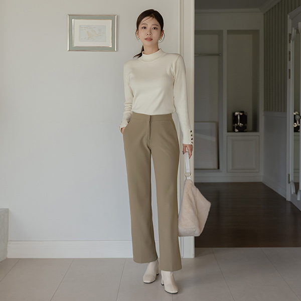 맥스 여유핏 Stretchy-Waist Fleece Slacks