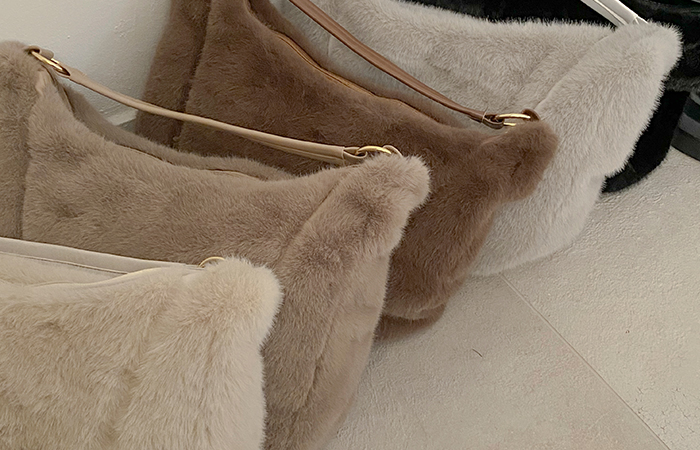 Winter Soft Fur Shoulder Bag