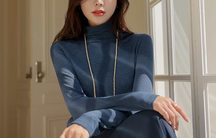 [O:neul] Soft Special Color Wool Turtleneck