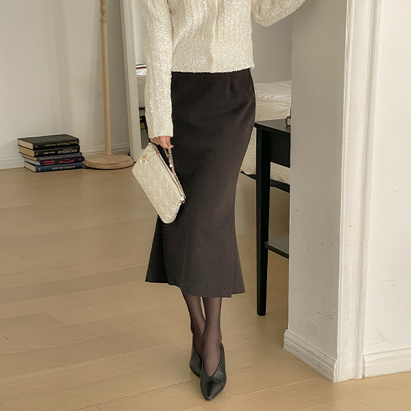 Cozy 양슬릿 Feminine Mermaid Skirt