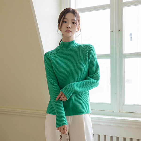 Colorful Corduroy 반목넥 Knit