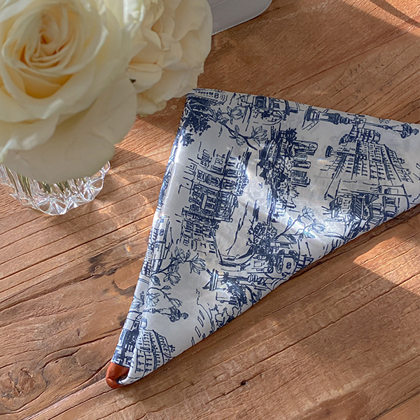 René Classic Silk Scarf