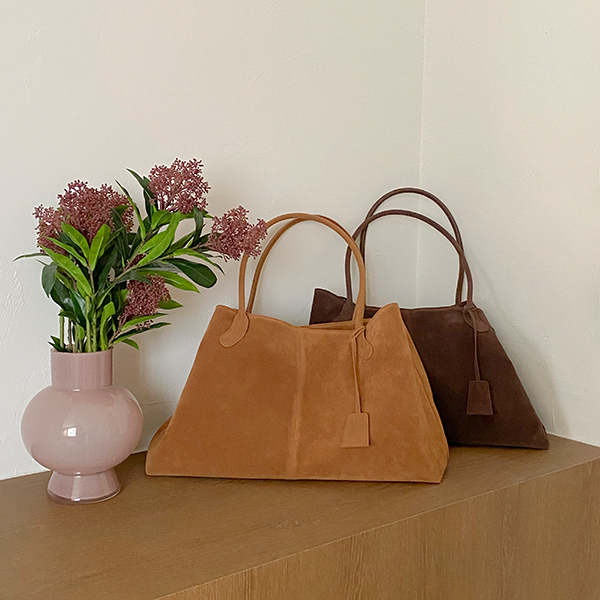 벤티 Suede large Shoulder Bag