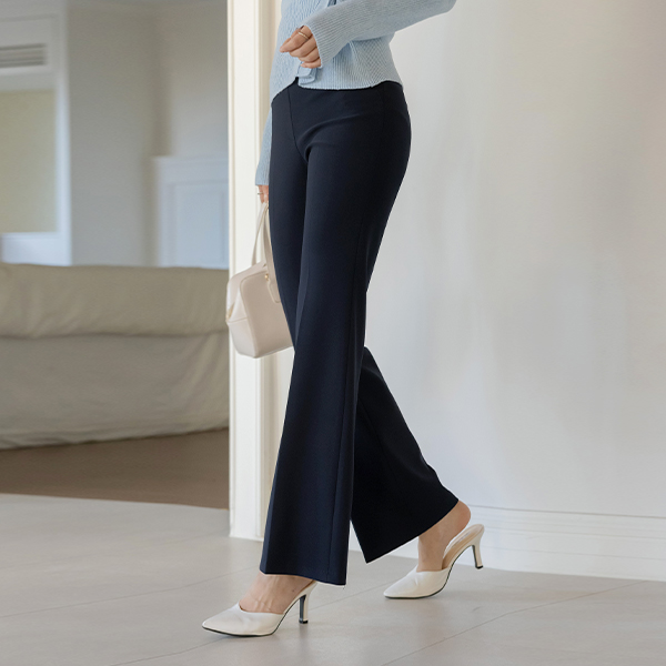 Easy Semi- Boot-Cut Leggings Slacks