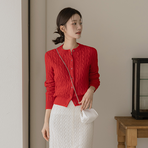 Color Holic Wool Knit Cardigan