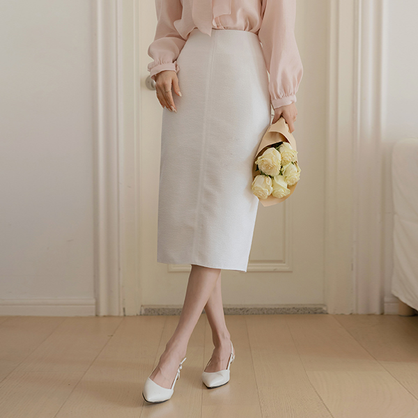 이너벨 Tweed H-line Set-up Skirt