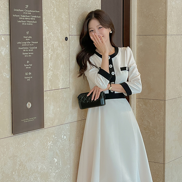 베로 Classic Color Combination CapriDress