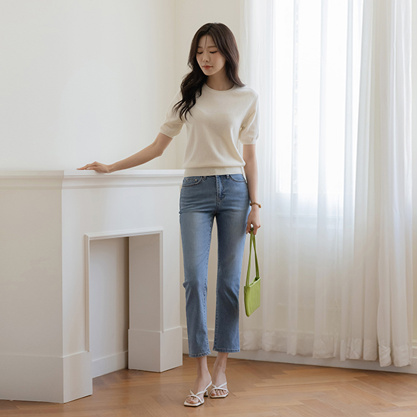크레딧 Slim Fit Cool Denim Pants