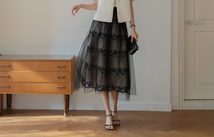 Firenze Lace Tulle Skirt