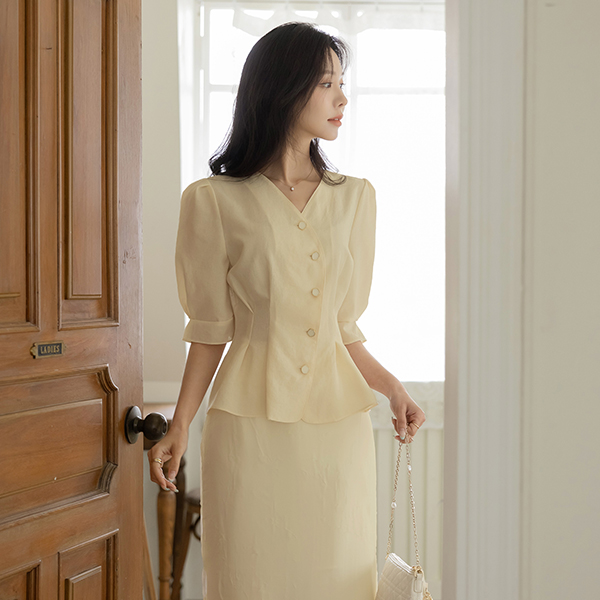 Romantic Peplum Blouse
