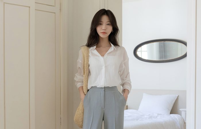 Summer See-through light Shirt