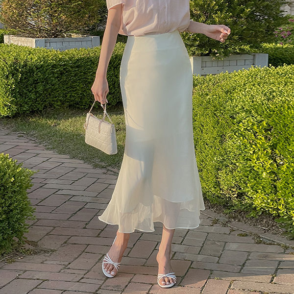 Romantic 훌 Mermaid Skirt