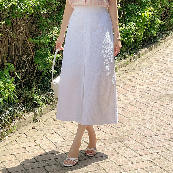 Cool Rustlingly 맞주름 Back Banding Skirt