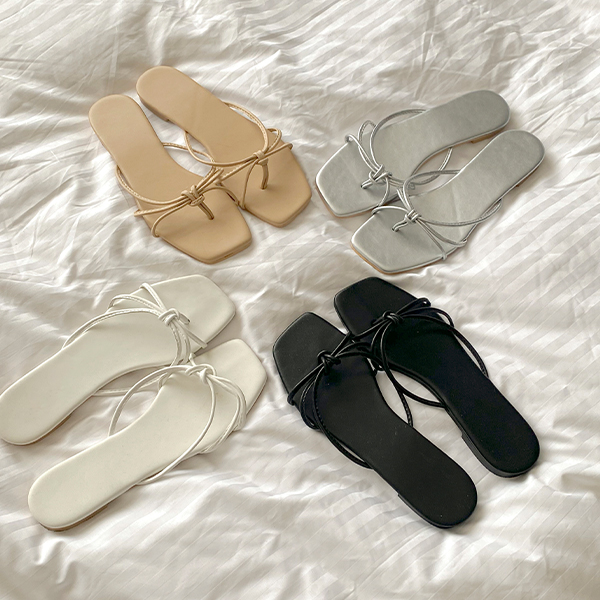Flat Strap Summer Slippers