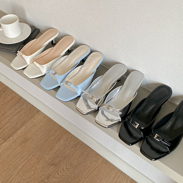 Cool Summer Buckle Heels
