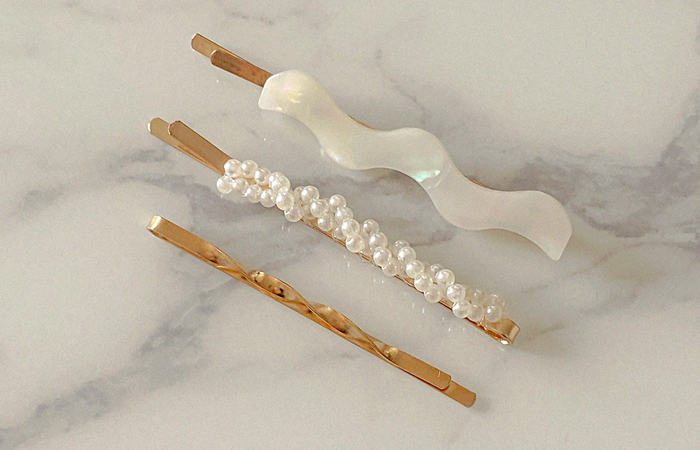Gold Pearl 머리핀(3set)