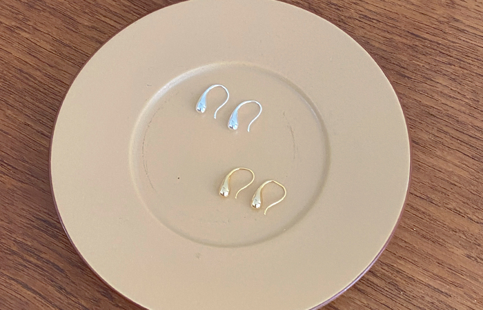 Simple Slim Water drop Earring